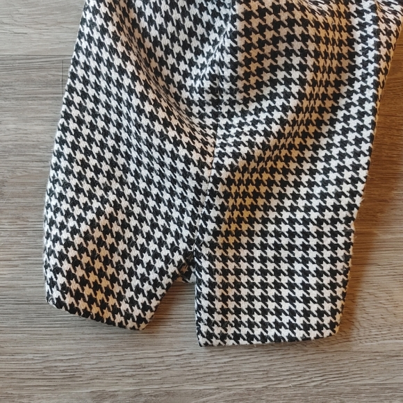 NOUVEAU Petite Black & White High Waisted Trousers - Picture 6 of 11